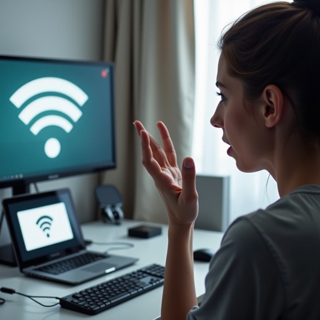 internet działa, ale nie wifi