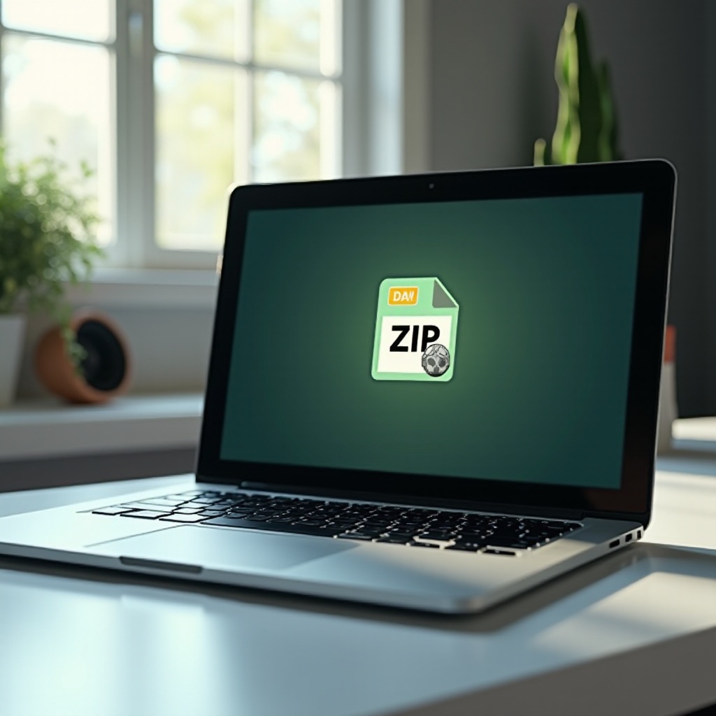 jak otworzyć pliki zip z grami na Chromebooku