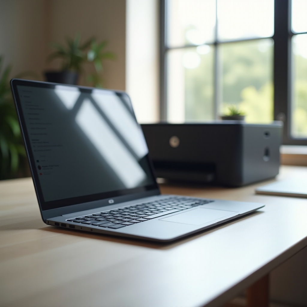 как распечатать что-то с помощью Chromebook