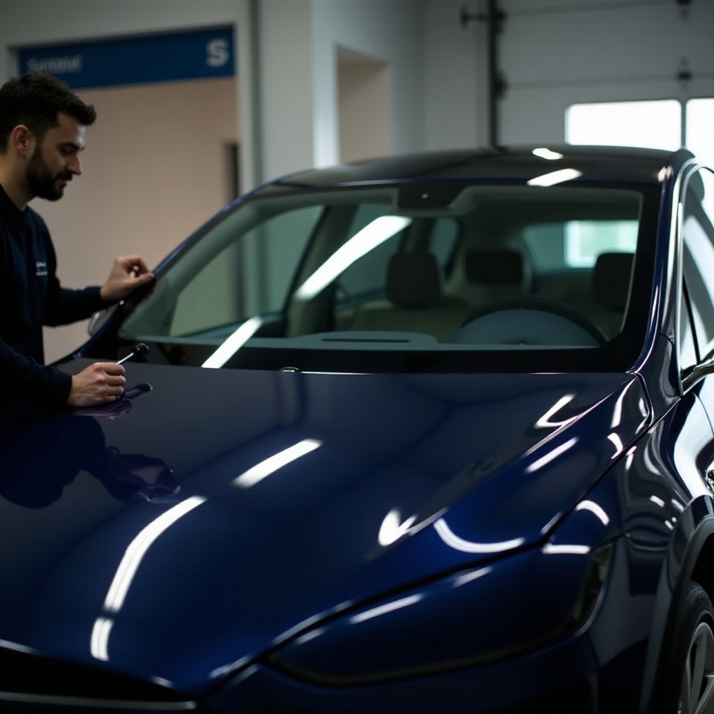 цена замене ветробранског стакла на tesla model x