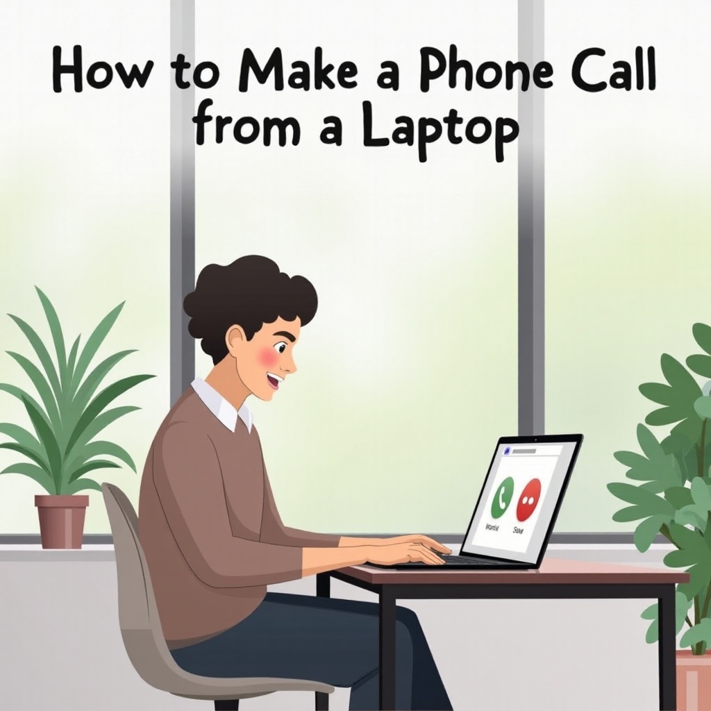 jak udělat telefonní hovor z notebooku