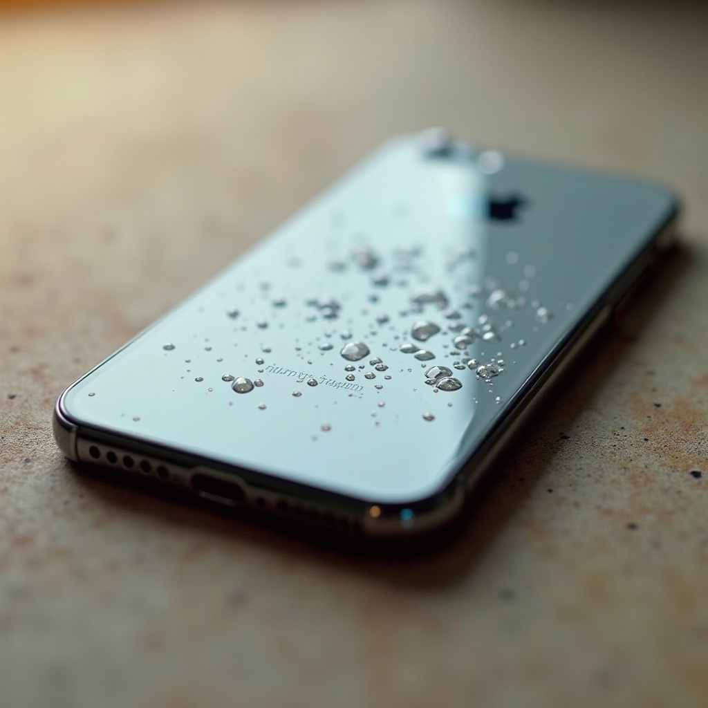 كيفية إزالة الماء من الآيفون