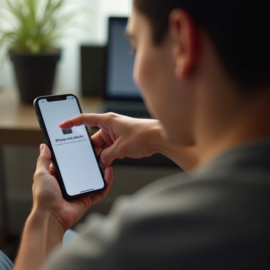 iphone set up stuck