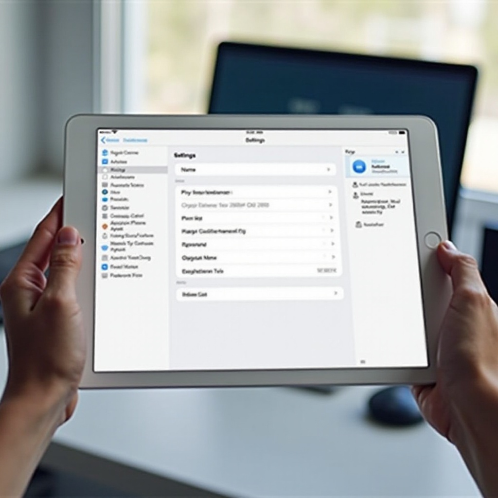 cum să schimbi numele dispozitivului pe iPad