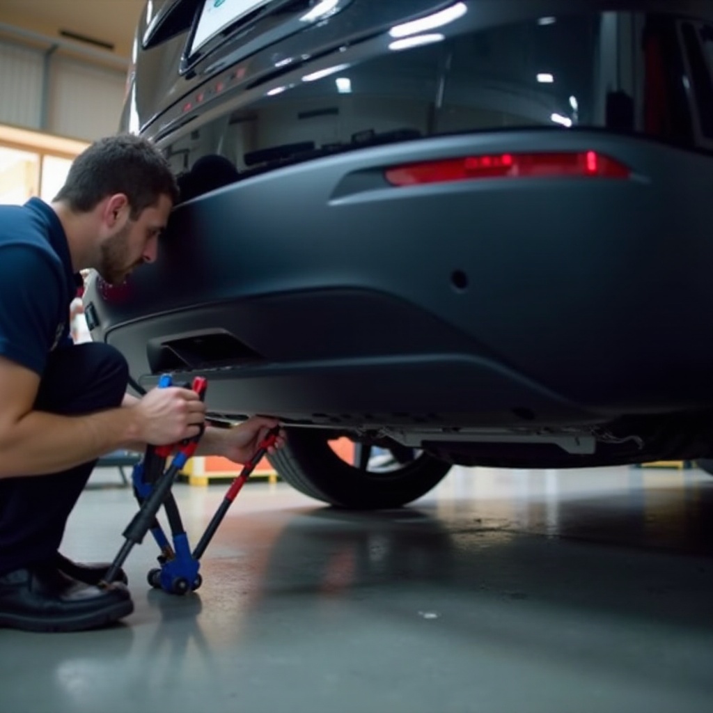 tesla cieknie woda pod spodem