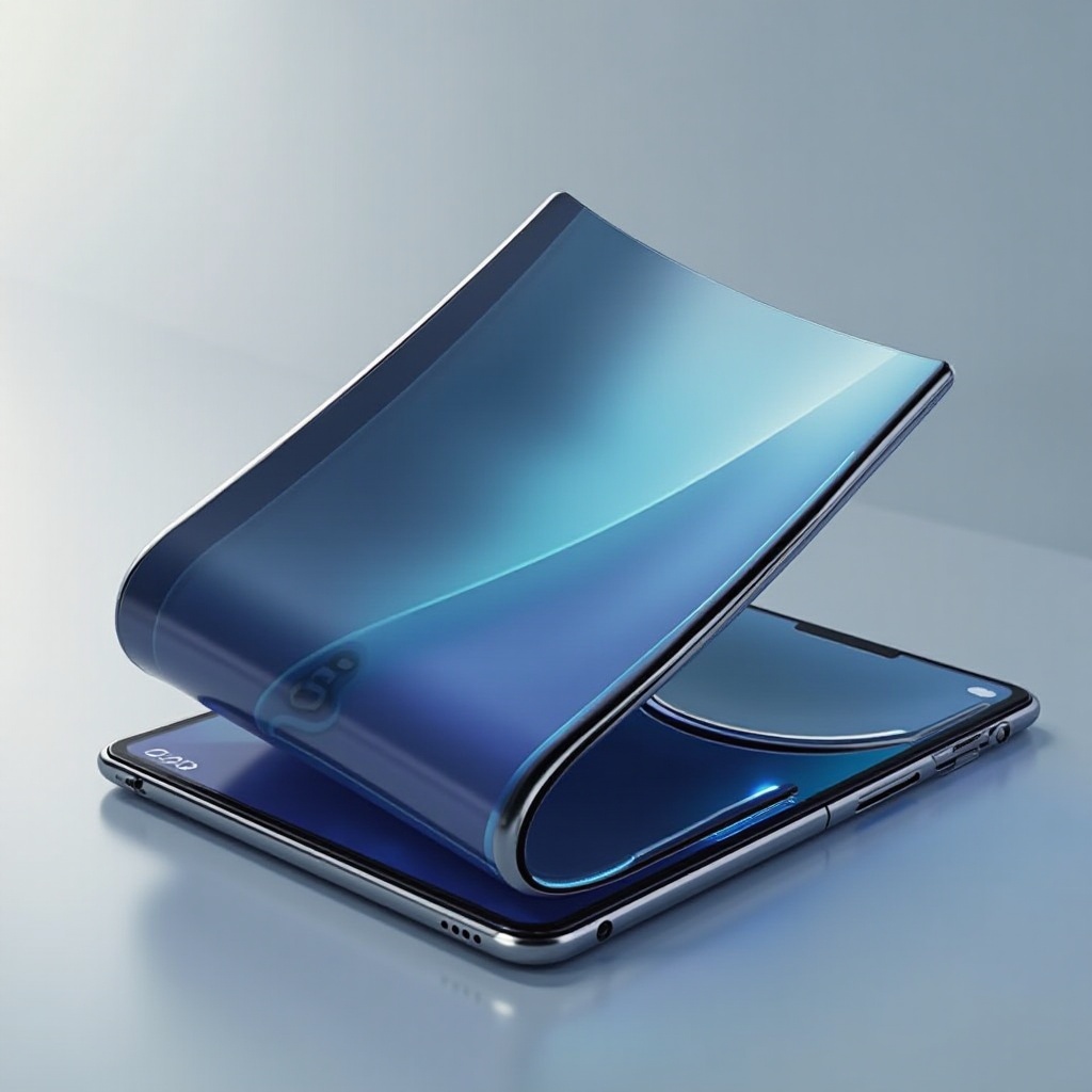 zlom skládacího telefonu