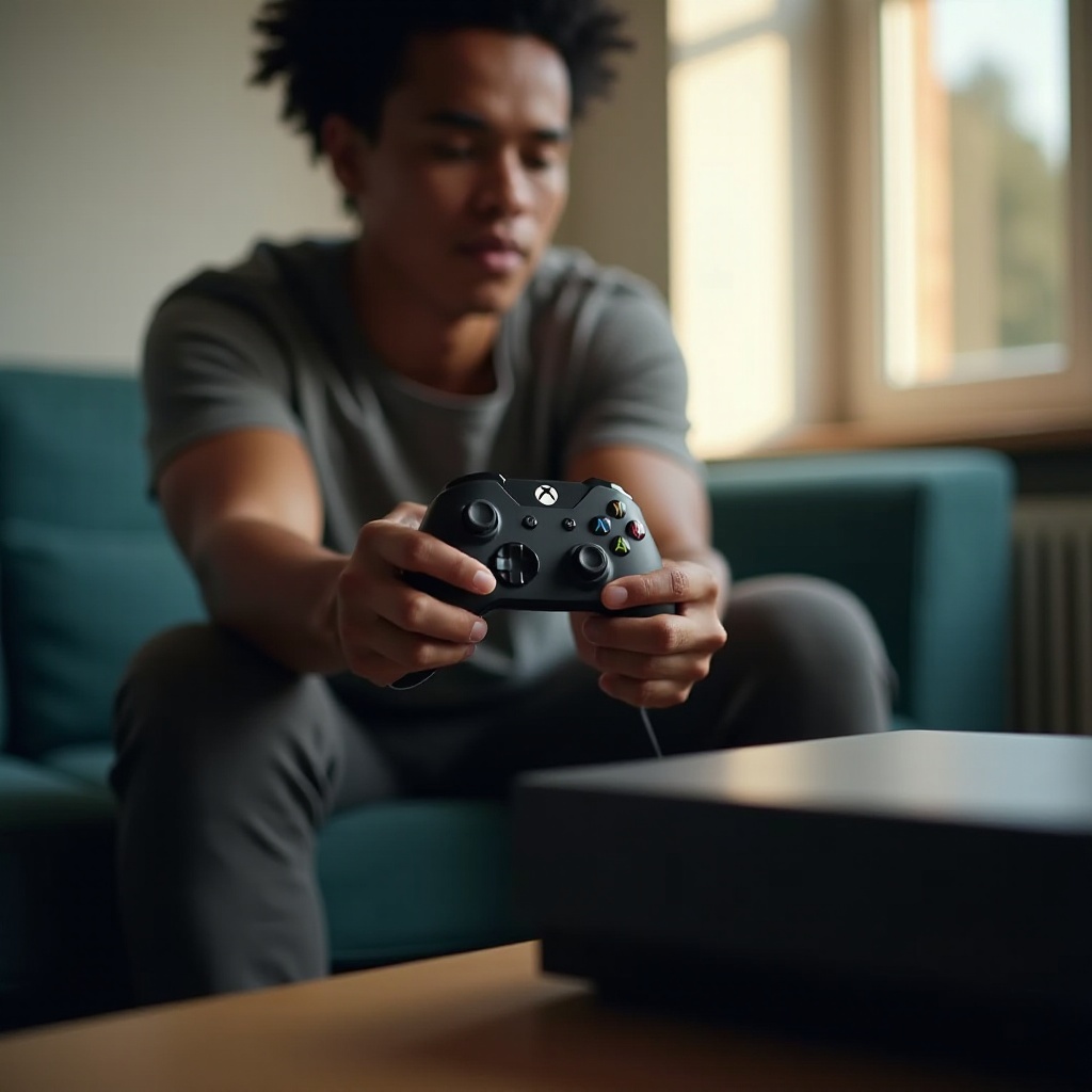 контроллер Xbox включается, а затем выключается