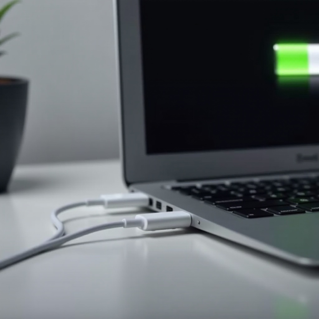 батерията не се зарежда на MacBook Air през USB-C