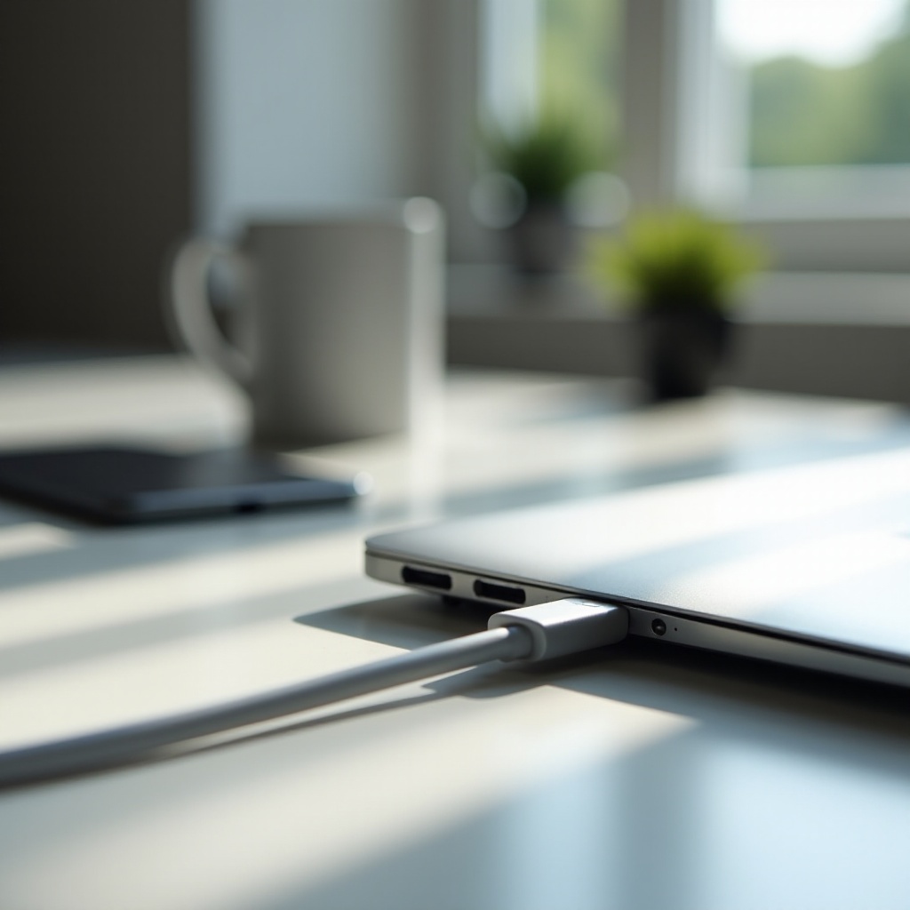 батерията не се зарежда на MacBook Air през USB-C