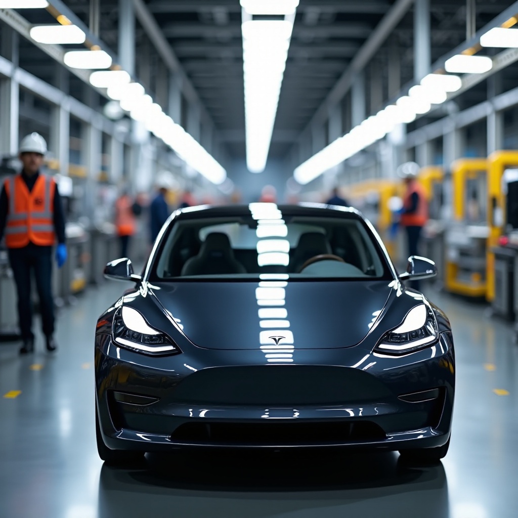 kde se vyrábí tesla model 3