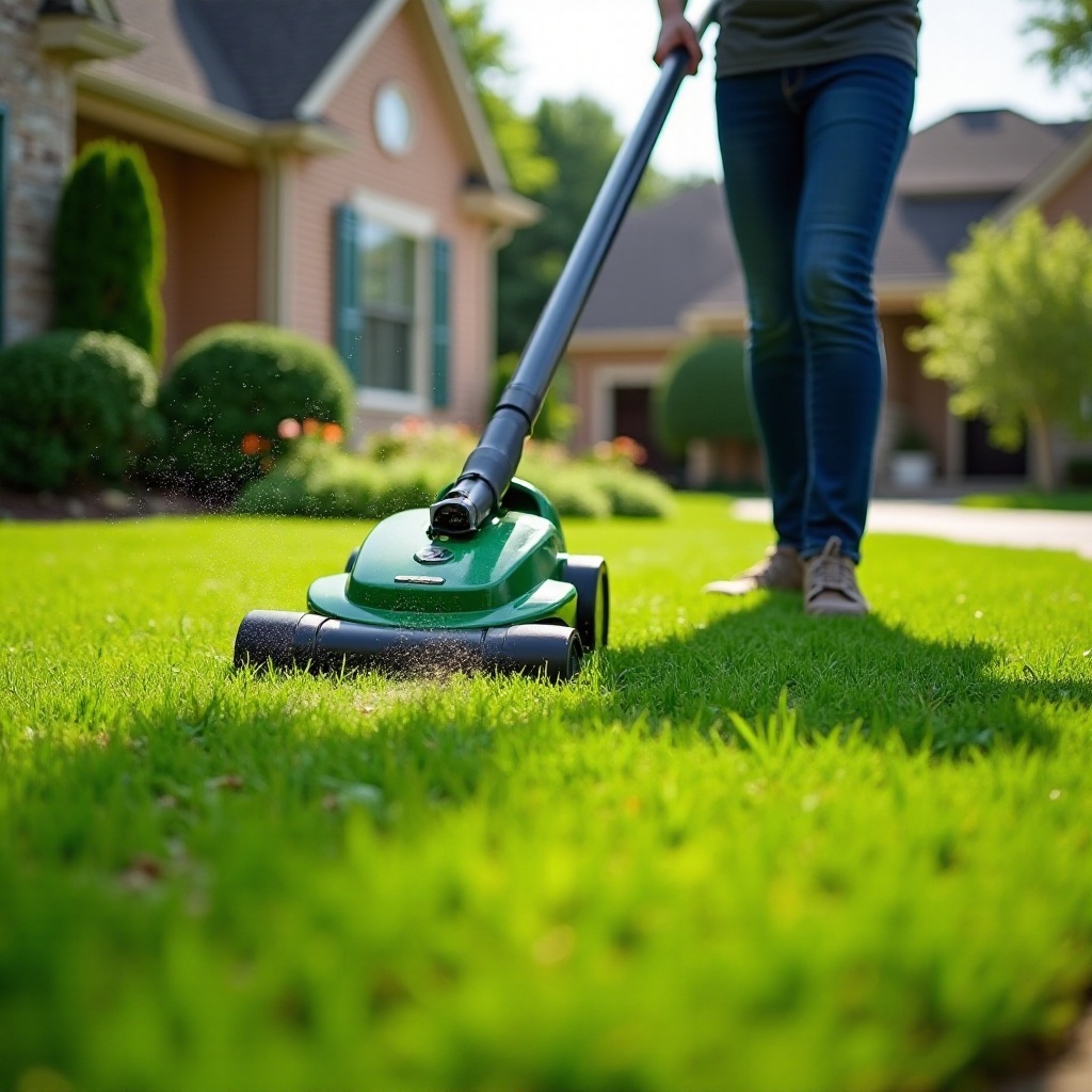 lawn vacuum for grass clippings