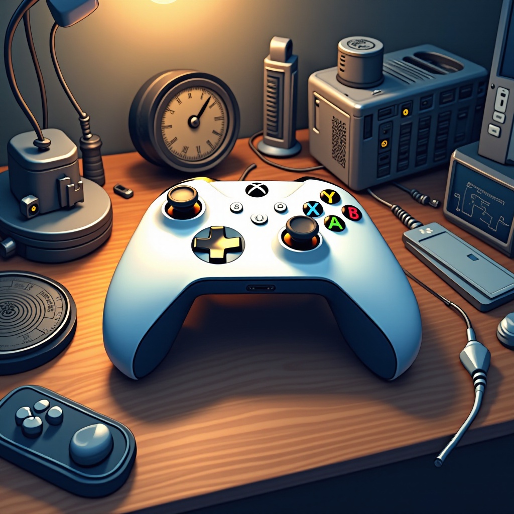 контроллер Xbox включается, а затем выключается