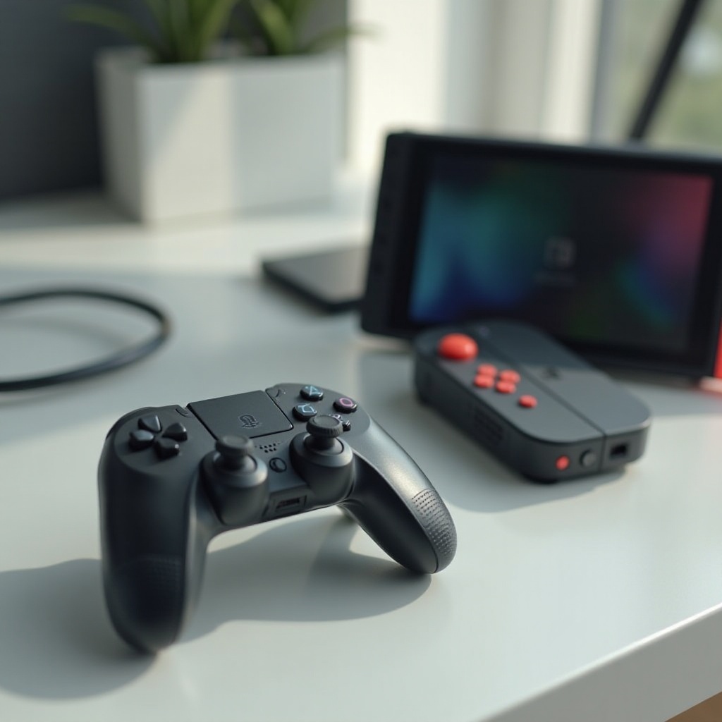 poți conecta un controller PS4 la un Switch