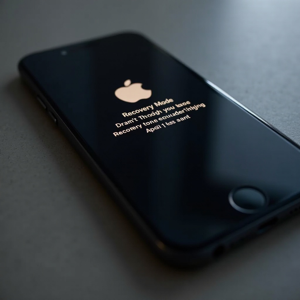 как выйти из режима восстановления на iPhone