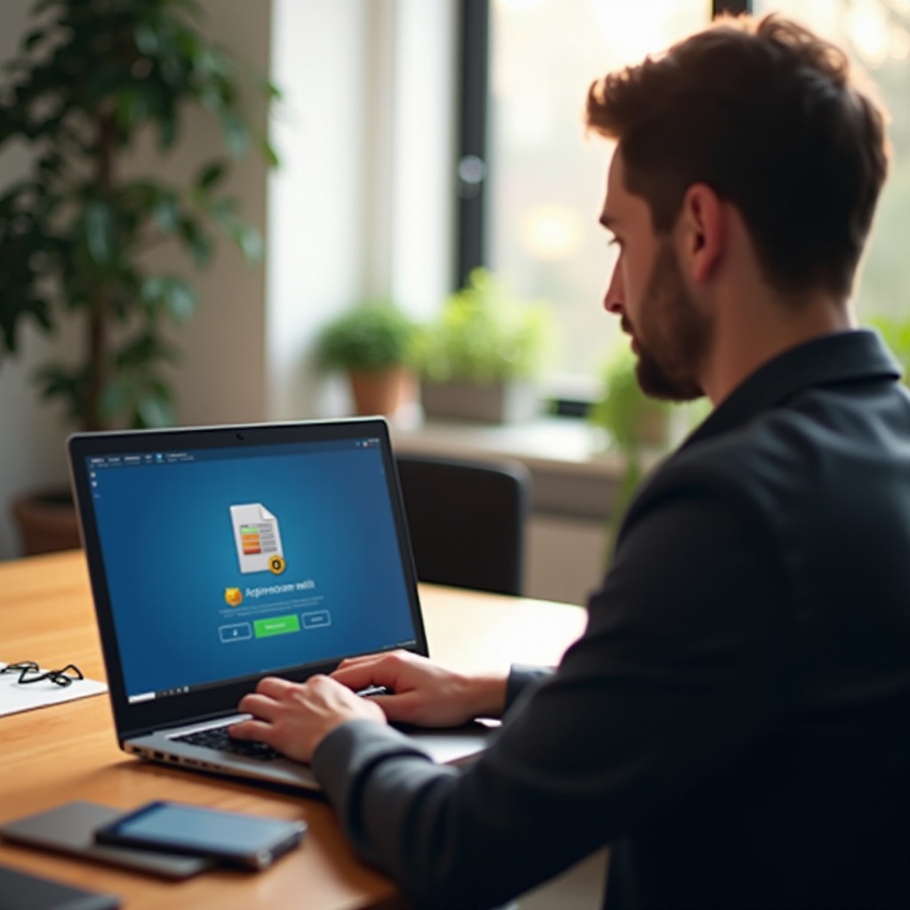 jak obnovit poškozené soubory na notebooku Lenovo