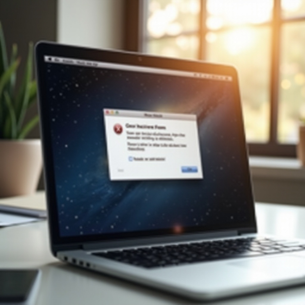 jak ponownie wyświetlić powiadomienia o błędach na macbooku