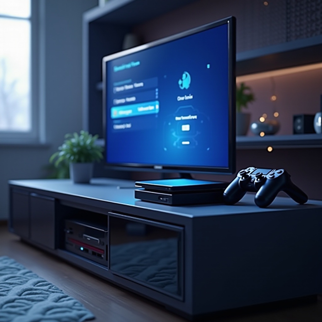 قارئ الشاشة على ps5 لا ينطفئ