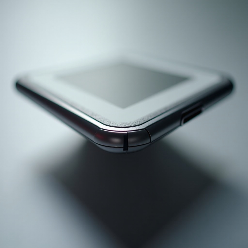 zagięcie telefonu składanego