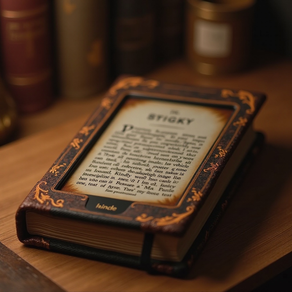 калъф за Kindle, който изглежда като книга