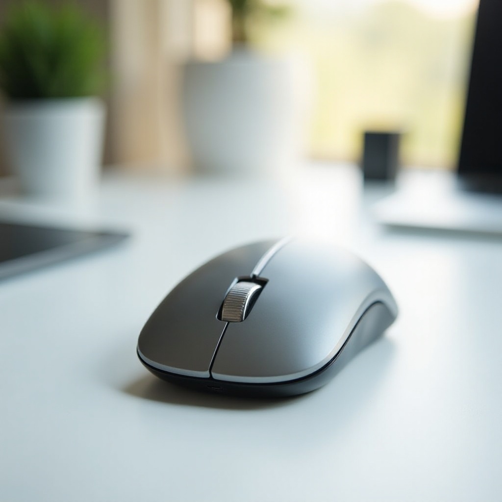 wireless mouse with rechargeable battery