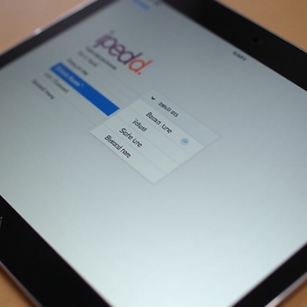 как да променя името на устройството на iPad